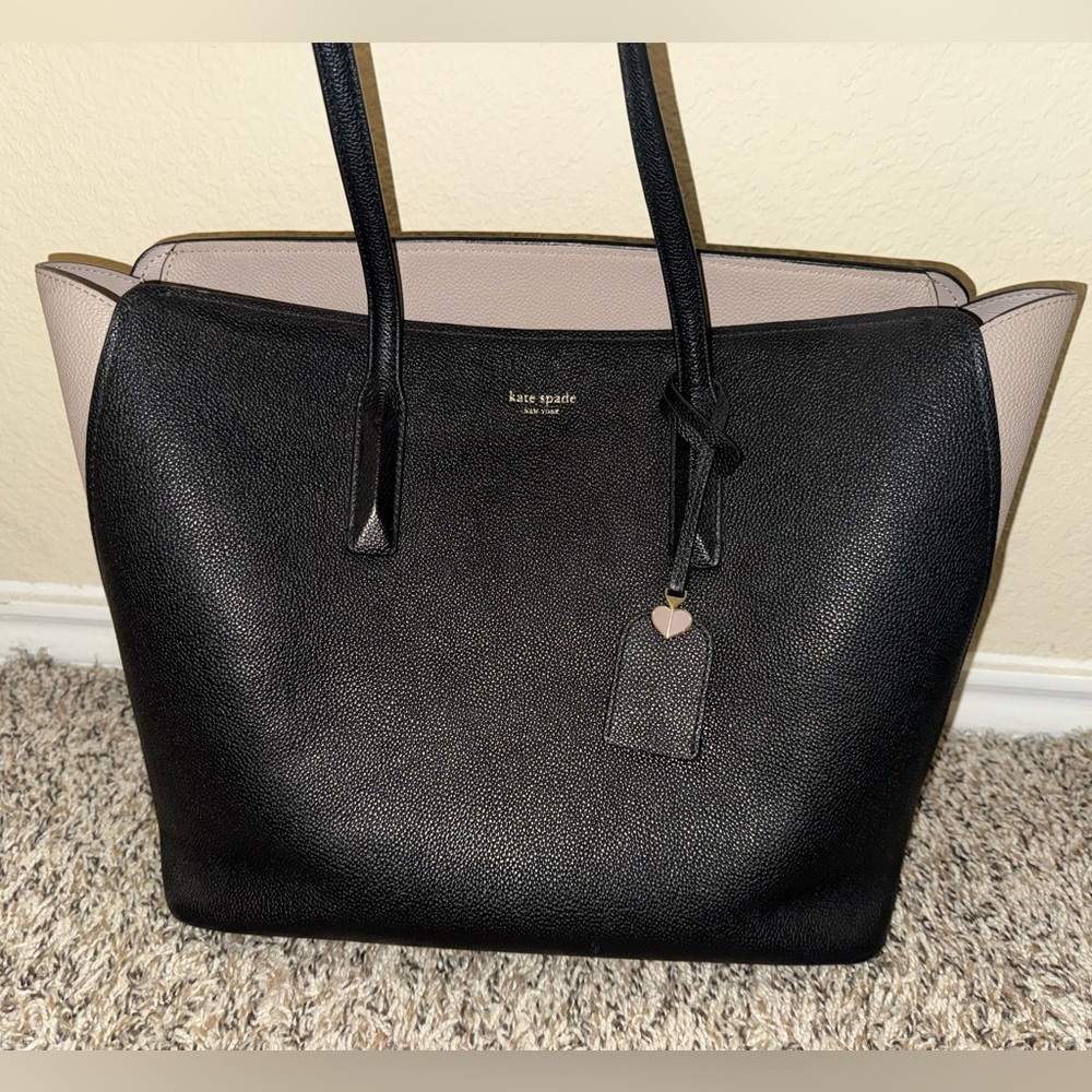 Kate Spade Black and Tan Tote Bag